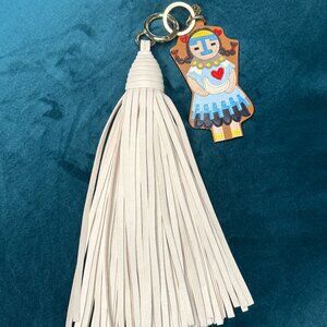 Tory Burch Kachina and Tassel Key Fob